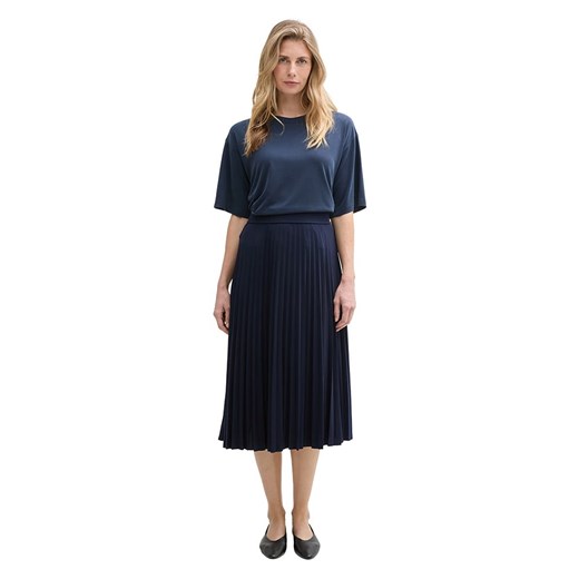 Tom Tailor Spódnica w kolorze granatowym ze sklepu Limango Polska w kategorii Spódnice - zdjęcie 187813389