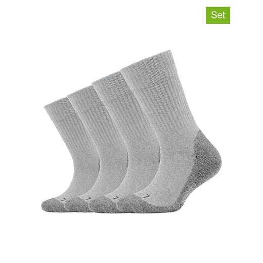 camano Skarpety (4 pary) w kolorze jasnoszarym Camano 35-38 Limango Polska promocja