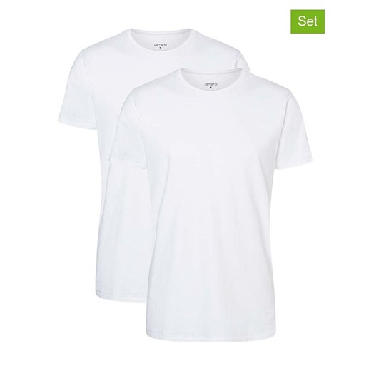 camano Koszulki (2 szt.) w kolorze białym ze sklepu Limango Polska w kategorii T-shirty męskie - zdjęcie 187813787