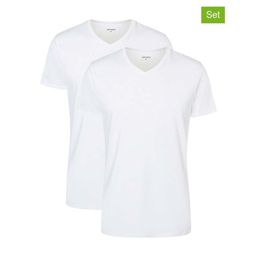 camano Koszulki (2 szt.) w kolorze białym ze sklepu Limango Polska w kategorii T-shirty męskie - zdjęcie 187813789