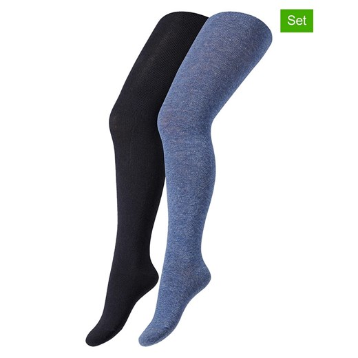 camano Rajstopy (2 pary) w kolorze niebieskim ze sklepu Limango Polska w kategorii Rajstopy dziecięce - zdjęcie 187813798