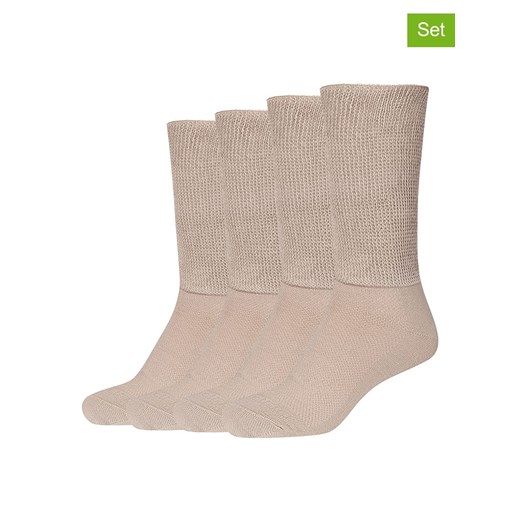 camano Skarpety (4 pary) w kolorze beżowym ze sklepu Limango Polska w kategorii Skarpetki męskie - zdjęcie 187813878