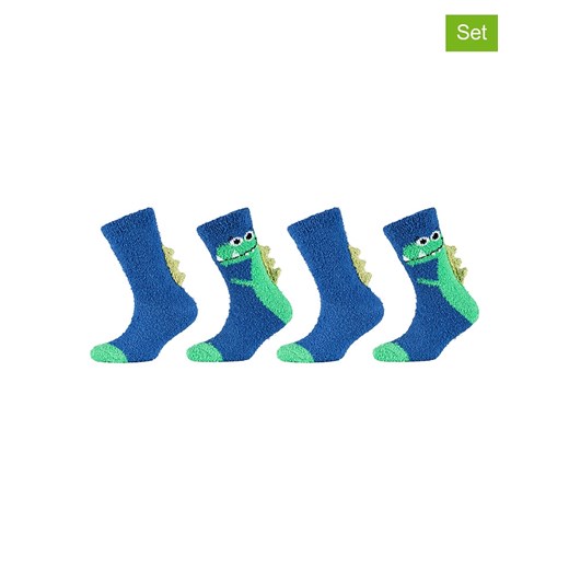 camano Skarpety (4 pary) w kolorze niebiesko-zielonym Camano 35-38 promocja Limango Polska