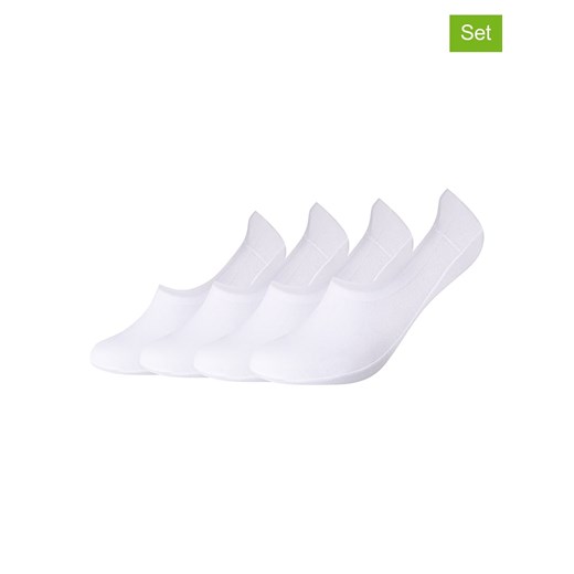 camano Skarpety-stopki (4 pary) w kolorze białym ze sklepu Limango Polska w kategorii Skarpetki męskie - zdjęcie 187813979