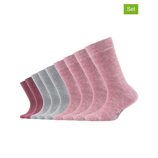 s.Oliver Skarpety (9 par) w kolorze jasnoróżowym i szarym ze sklepu Limango Polska w kategorii Skarpetki dziecięce - zdjęcie 187814009