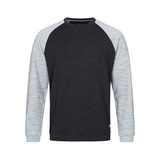 super.natural Bluza &quot;Signature&quot; w kolorze czarno-szarym ze sklepu Limango Polska w kategorii Bluzy męskie - zdjęcie 187814126