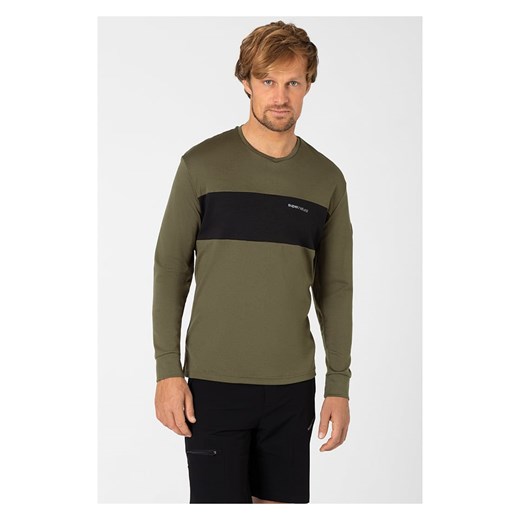 super.natural Koszulka funkcyjna &quot;Gravier&quot; w kolorze khaki ze sklepu Limango Polska w kategorii T-shirty męskie - zdjęcie 187814205