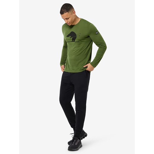 super.natural Koszulka funkcyjna &quot;Ski Karl&quot; w kolorze khaki ze sklepu Limango Polska w kategorii T-shirty męskie - zdjęcie 187814505