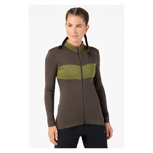 super.natural Koszulka kolarska &quot;Gravier&quot; w kolorze brązowym ze sklepu Limango Polska w kategorii Bluzki damskie - zdjęcie 187814716