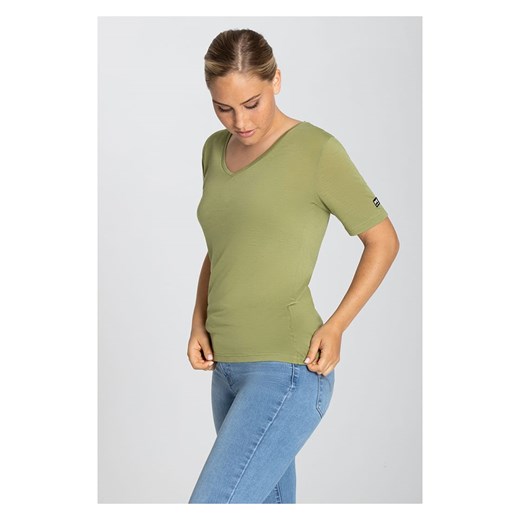 super.natural Koszulka &quot;Adventure&quot; w kolorze khaki ze sklepu Limango Polska w kategorii Bluzki damskie - zdjęcie 187814779