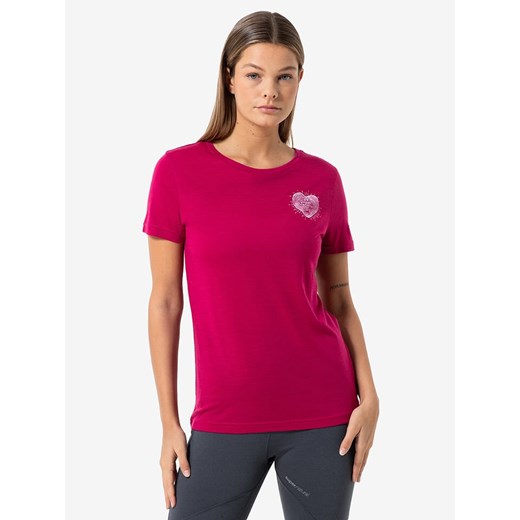 super.natural Koszulka funkcyjna &quot;Little Heartwood&quot; w kolorze różowym ze sklepu Limango Polska w kategorii Bluzki damskie - zdjęcie 187815226