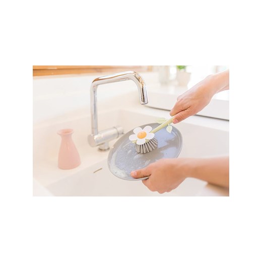 Vigar Szczotka &quot;Florganic&quot; w kolorze zielono-jasnoróżowym do zmywania Vigar onesize wyprzedaż Limango Polska