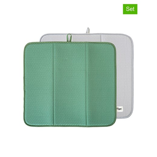 Vigar Maty ociekowe (2 szt.) &quot;Rengø&quot; w kolorze zielono-szarym - 45 cm Vigar onesize Limango Polska promocja