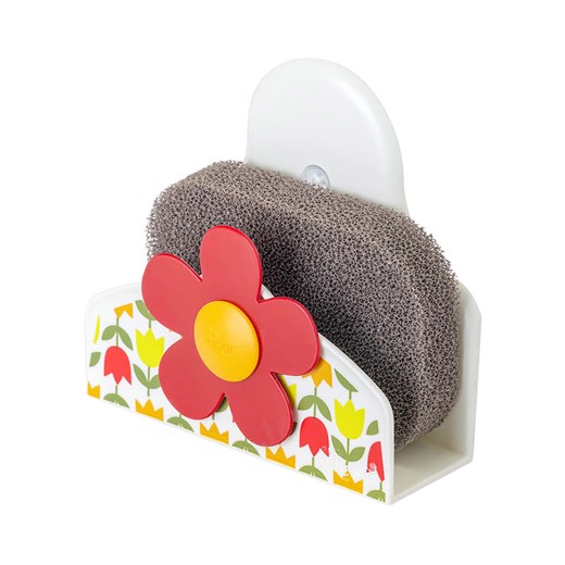 Vigar Uchwyt &quot;Tulip&quot; ze wzorem na gąbkę - 12 x 11,5 x 7 cm ze sklepu Limango Polska w kategorii Akcesoria kuchenne - zdjęcie 187815718
