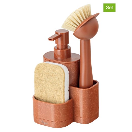 Vigar 3-częściowy zestaw &quot;Rengø&quot; w kolorze pomarańczowym - 12 x 24,5 x 10 cm ze sklepu Limango Polska w kategorii Akcesoria kuchenne - zdjęcie 187815737