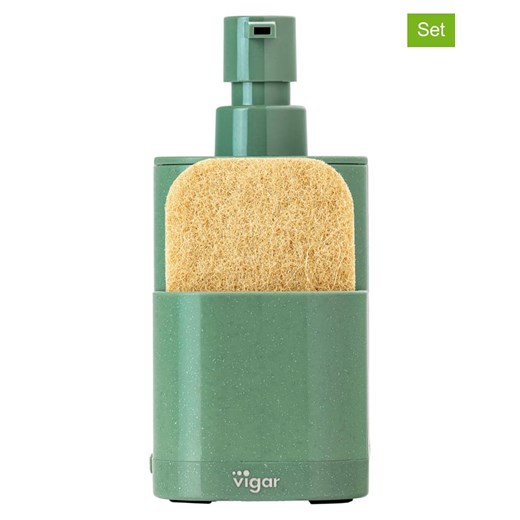 Vigar 2-częściowy zestaw &quot;Rengø&quot; w kolorze zielonym - 8,5 x 18,5 x 10 cm ze sklepu Limango Polska w kategorii Akcesoria kuchenne - zdjęcie 187815748