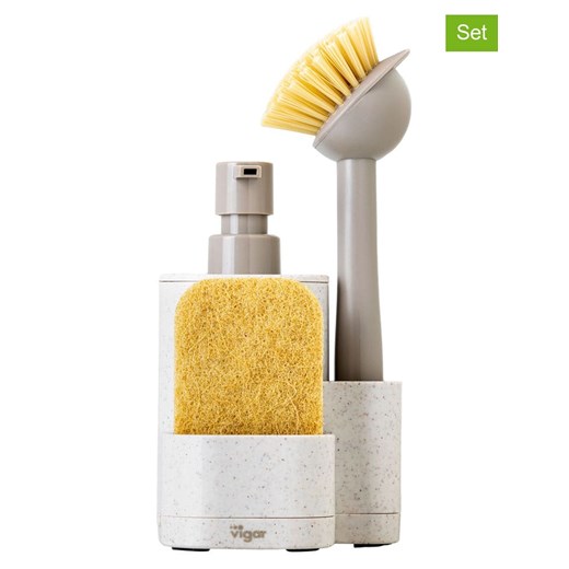 Vigar 3-częściowy zestaw &quot;Rengø&quot; w kolorze kremowym - 12 x 24,5 x 10 cm ze sklepu Limango Polska w kategorii Akcesoria kuchenne - zdjęcie 187815768