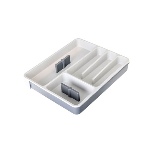 Vigar Organizer &quot;Rengø&quot; w kolorze biało-szarym na sztućce - 54 x 5,5 x 38 cm ze sklepu Limango Polska w kategorii Akcesoria i przechowywanie - zdjęcie 187815816