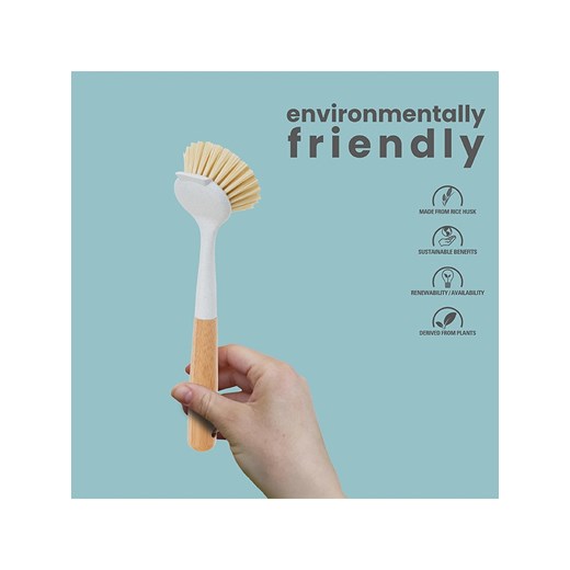 Vigar Szczotka &quot;Zeroline&quot; w kolorze biało-jasnobrązowym do zmywania - Vigar onesize Limango Polska okazja