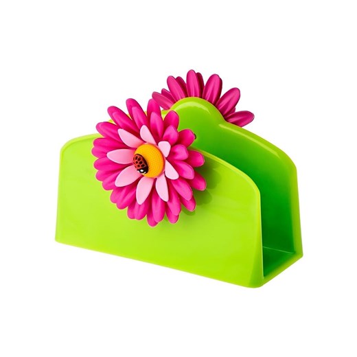 Vigar Uchwyt &quot;Flower power&quot; w kolorze zielono-różowym na serwetki - 14 Vigar onesize Limango Polska okazyjna cena