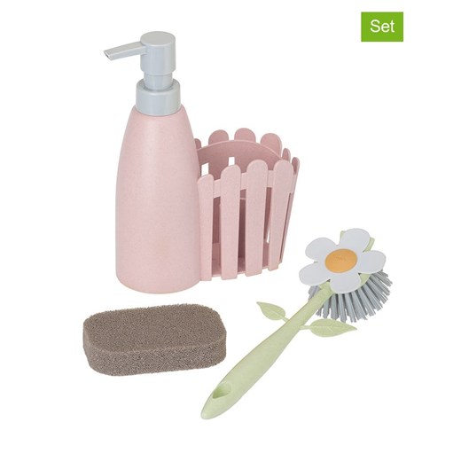 Vigar 3-częściowy organizer &quot;Florganic&quot; w kolorze jasnoróżowym Vigar onesize okazja Limango Polska