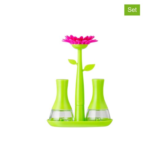 Vigar 3-częściowy zestaw w kolorze zielono-różowym ze sklepu Limango Polska w kategorii Młynki do soli i pieprzu - zdjęcie 187815896