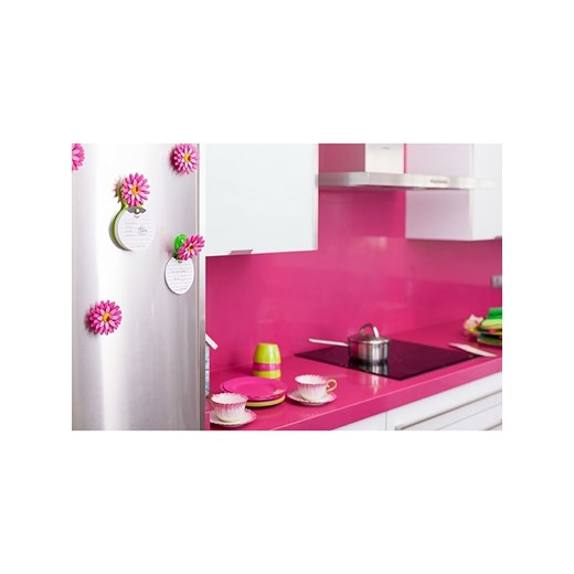 Vigar Magnetyczne klipsy (3 szt.) &quot;Flower power&quot; w kolorze różowym - 8 Vigar onesize wyprzedaż Limango Polska