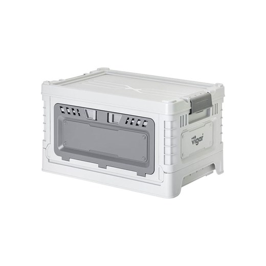 Vigar Skrzynka &quot;Compact&quot; w kolorze biało-szarym - 44,5 x 28,5 x 25,5 cm ze sklepu Limango Polska w kategorii Akcesoria i przechowywanie - zdjęcie 187816209