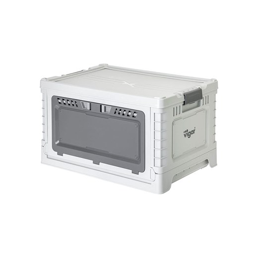 Vigar Skrzynka &quot;Compact&quot; w kolorze biało-szarym - 56 x 32 x 36,5 cm ze sklepu Limango Polska w kategorii Akcesoria i przechowywanie - zdjęcie 187816216