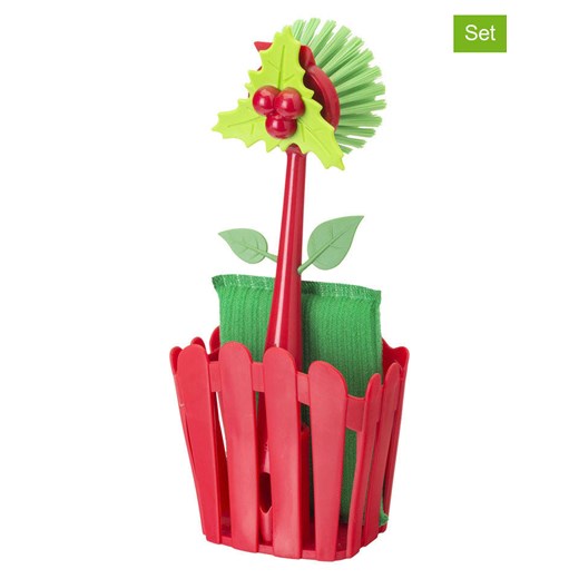 Vigar 3-częściowy zestaw &quot;Mistletoe&quot; w kolorze czerwonym - 11 x 25,5 x 7 cm ze sklepu Limango Polska w kategorii Akcesoria kuchenne - zdjęcie 187816589