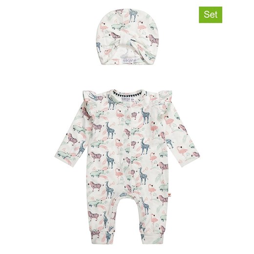 Dirkje 2-częściowy zestaw w kolorze białym Dirkje 74 okazyjna cena Limango Polska