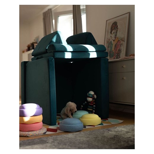 Bunky Kanapa &quot;Dragonfly&quot; w kolorze morskim do zabawy - 168 x 58 x 84 Bunky onesize wyprzedaż Limango Polska