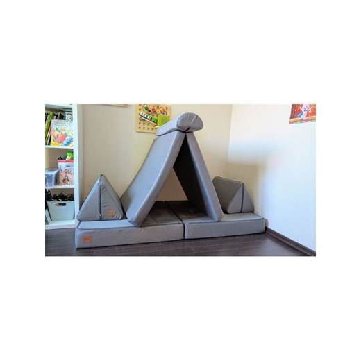 Bunky Kanapa &quot;Satellite&quot; w kolorze szarym do zabawy - 168 x 58 x 84 cm Bunky onesize promocyjna cena Limango Polska