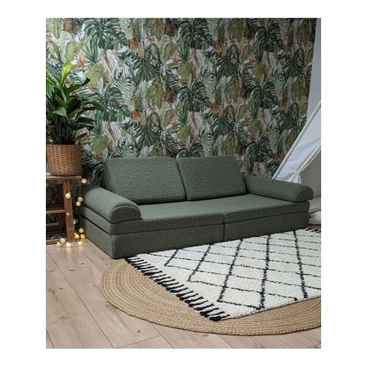 Bunky Kanapa &quot;Teddy&quot; w kolorze zielonym do zabawy - 168 x 58 x 84 cm Bunky onesize okazyjna cena Limango Polska