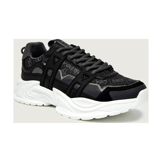 Guess Sneakersy BELLU | z dodatkiem skóry ze sklepu Gomez Fashion Store w kategorii Buty sportowe męskie - zdjęcie 187818206