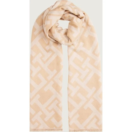 Tommy Hilfiger Szal MONOGRAM | z dodatkiem wełny ze sklepu Gomez Fashion Store w kategorii Szaliki i chusty damskie - zdjęcie 187818285