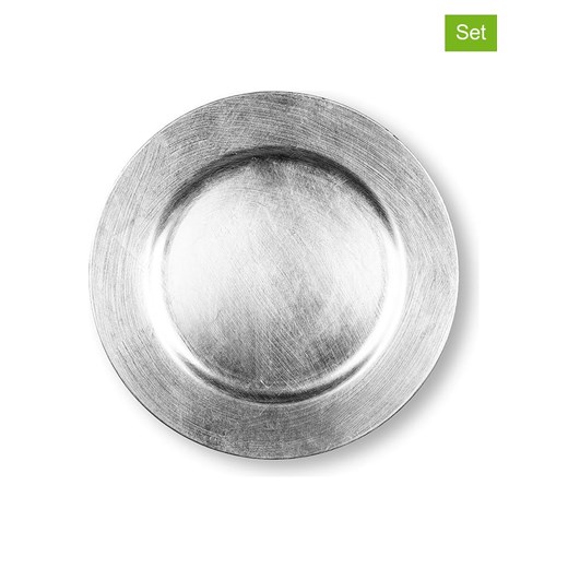 Trendy Kitchen by EXCÉLSA Talerze (6 szt.) w kolorze srebrnym ze sklepu Limango Polska w kategorii Naczynia - zdjęcie 187819237