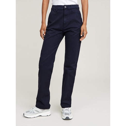 G-Star Spodnie chino w kolorze granatowym ze sklepu Limango Polska w kategorii Spodnie damskie - zdjęcie 187819317