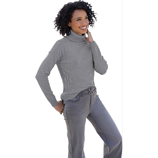 Heine Sweter w kolorze szarym ze sklepu Limango Polska w kategorii Swetry damskie - zdjęcie 187819565