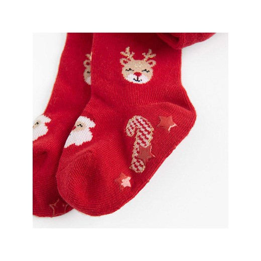 COOL CLUB Rajstopy w kolorze czerwono-białym Cool Club 80/86 promocyjna cena Limango Polska