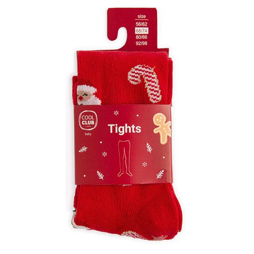 COOL CLUB Rajstopy w kolorze czerwono-białym Cool Club 80/86 Limango Polska okazyjna cena