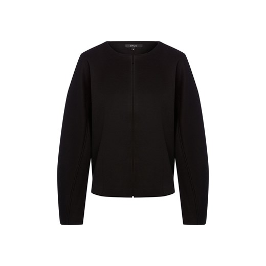 Opus Damska kurtka dresowa - Gemuri Kobiety Sztuczne włókno czarny jednolity ze sklepu vangraaf w kategorii Bluzy damskie - zdjęcie 187820577