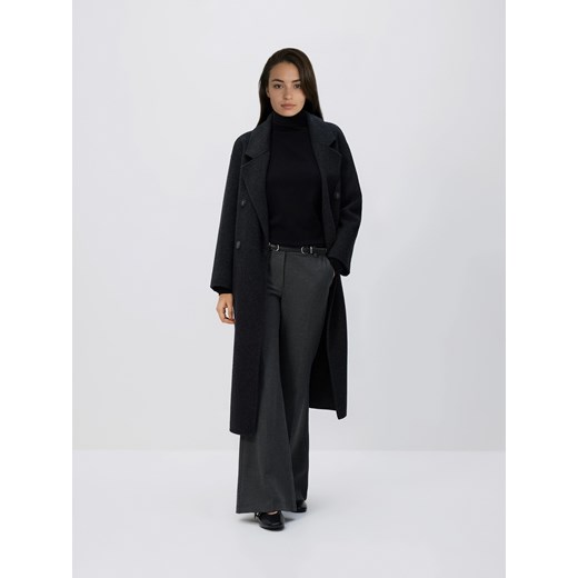 Reserved - Spodnie z paskiem - szary Reserved XS Reserved