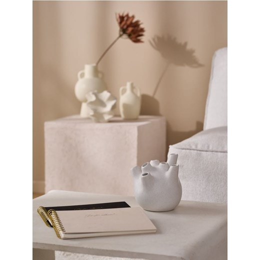 Sinsay - Wazon ceramiczny - biały ze sklepu Sinsay w kategorii Wazony - zdjęcie 187821838