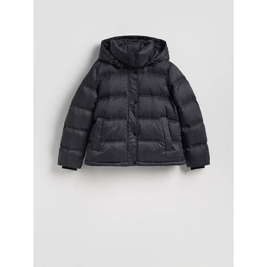 Reserved - Pikowana kurtka z puchem - czarny ze sklepu Reserved w kategorii Kurtki damskie - zdjęcie 187823275