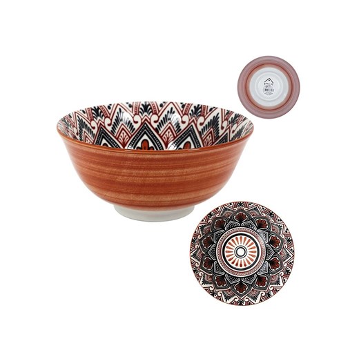 Ethnical Life Miska w kolorze pomarańczowym - Ø 15 cm ze sklepu Limango Polska w kategorii Naczynia - zdjęcie 187823487