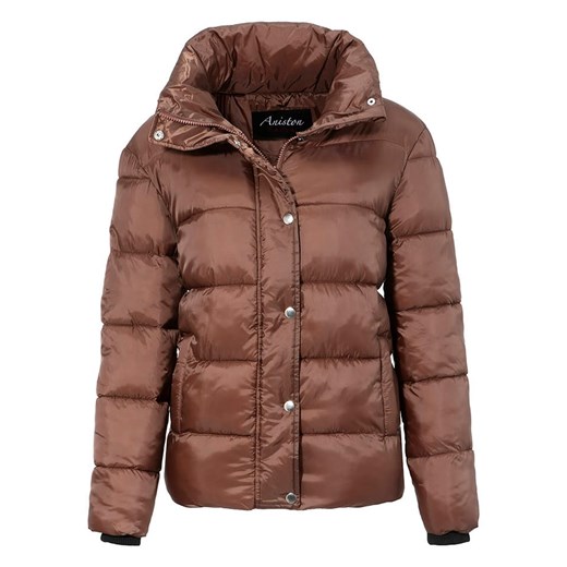 Aniston Kurtka pikowana w kolorze brązowym ze sklepu Limango Polska w kategorii Kurtki damskie - zdjęcie 187825558