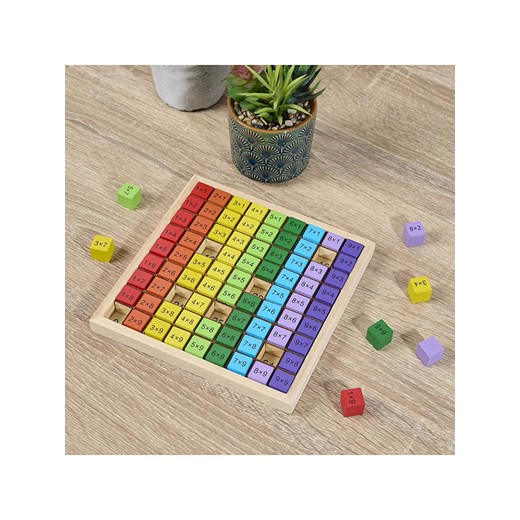 The Home Deco Kids Drewniane puzzle &quot;I understand Multiplication&quot; - 3+ The Home Deco Kids onesize okazyjna cena Limango Polska