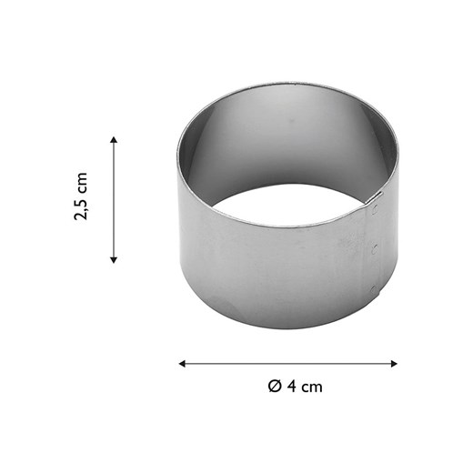 Echtwerk Obręcze (4 szt.) &quot;Rund&quot; w kolorze srebrnym do serwetek - Ø 4 Echtwerk onesize okazja Limango Polska