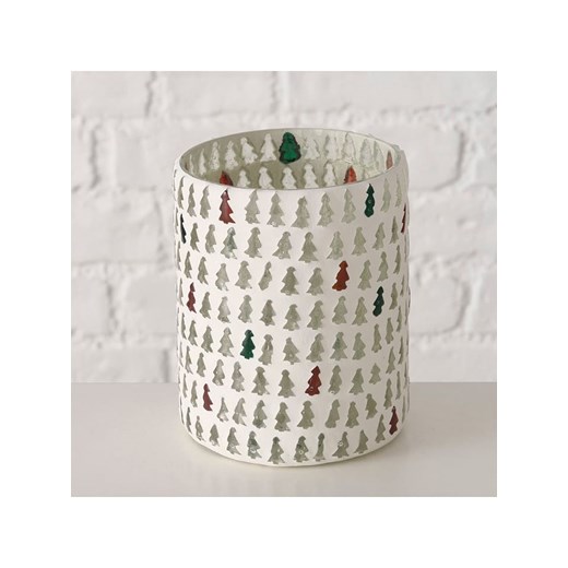 Boltze Świecznik &quot;Madline&quot; w kolorze białym - wys. 13 cm Boltze onesize okazja Limango Polska